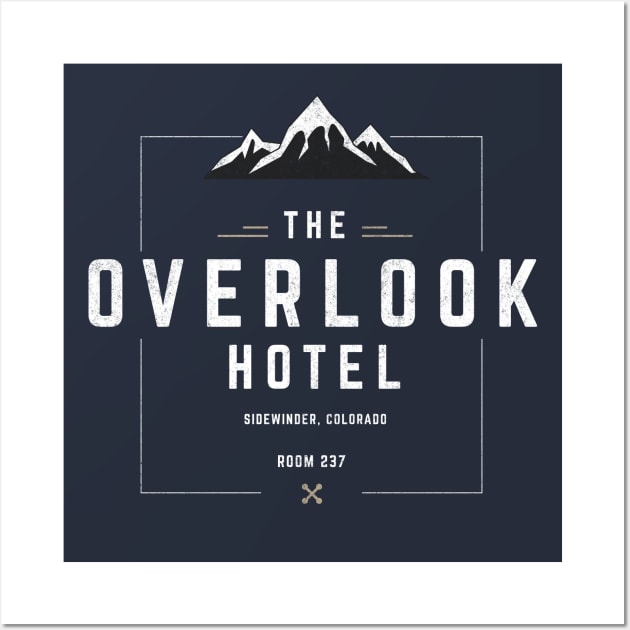 Overlook Hotel modern logo Wall Art by BodinStreet